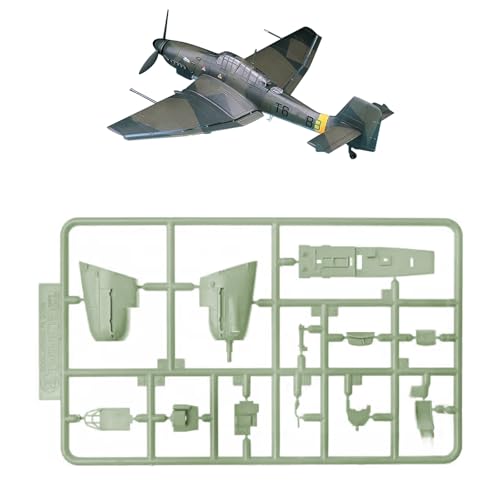 WANSUPYIN 1:72 WWII Deutsch Stuka Ju 87G-1 Bomberflugzeug Modell Flugzeug Modell zur Sammlung (Unassembled Kit) von WANSUPYIN