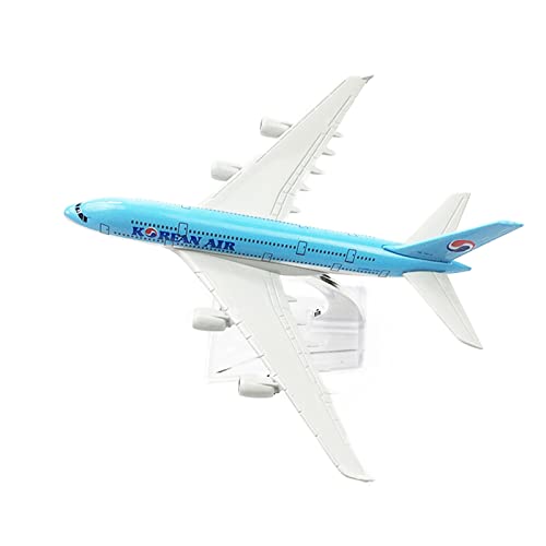 WANSUPYIN 2023 Legierung Korean Air A380 Modell Flugzeug Modell Flugzeug Modell 1:400 Modell Simulation Wissenschaft Ausstellung Modell Display Modell von WANSUPYIN