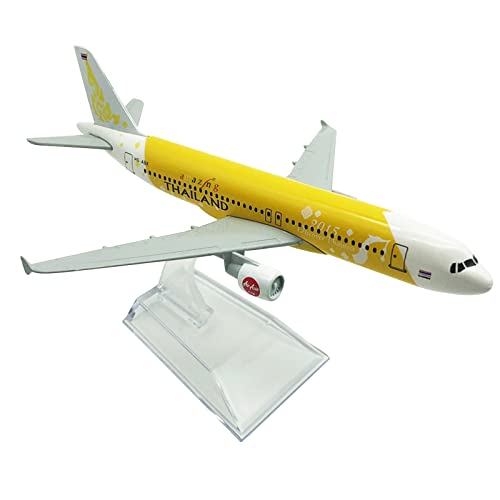 WANSUPYIN 2023 Legierung Thailand A320 Flugzeug Modell Flugzeug Modell 1:400 Modell Simulation Wissenschaft Ausstellung Modell Display Modell von WANSUPYIN