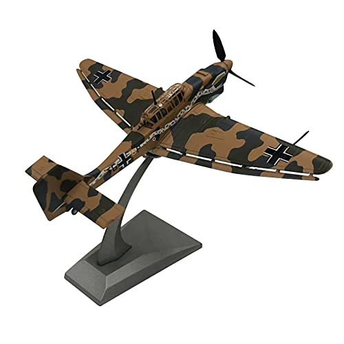 WANSUPYIN 2023 Maßstab 1/72 Simulation Legierung WWII Deutsche Luftwaffe Stuka Ju-87 Bomber Modell Diecast Fighter Luftfahrt Militär Modell für Sammlung Geschenk von WANSUPYIN