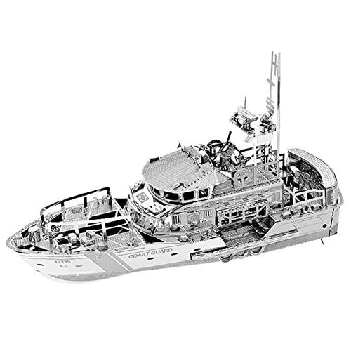 WANSUPYIN 2024 1: 100 3D Metall Kits Rettungsboot Modell Schiff Modell Simulation Kämpfer Schiff Militärwissenschaft Ausstellung (Unmontierter Kit) Modell von WANSUPYIN