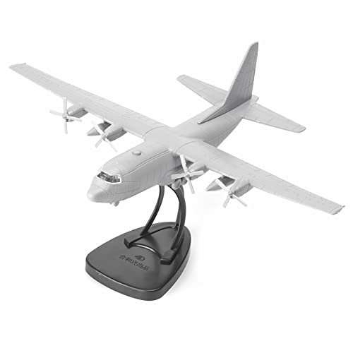 WANSUPYIN 2024 1:144 Kunststoff US C-130 Hercules Transport Flugzeug Modell Simulation Flugzeug Modell Luftfahrt Modell Flugzeug Kits für Sammlung und Geschenk (Unmontierter Bausatz von WANSUPYIN