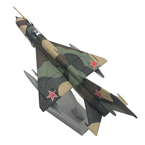 WANSUPYIN 2024 Alloy Soviet Classic Fighter Mig-21 MiG 21 Flugzeugmodell Flugzeugmodell 1:72 Modell Simulation Wissenschaft Ausstellungsmodell Display Modell von WANSUPYIN