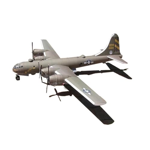 WANSUPYIN 2024 Maßstab 1/47 Papier B-29 Super Fortress Bomber Flugzeug Modell Handgemachte DIY Militärmodell Display (Unmontierter Kit) von WANSUPYIN