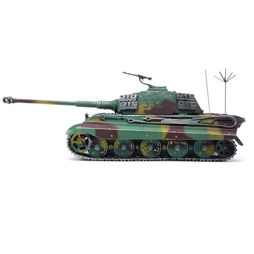 WANSUPYIN Legierung Deutscher Tiger König Schwere Panzer Modell 1/72 Maßstab Militär Gepanzerte Fahrzeug Tank Modell Display Spielzeug von WANSUPYIN