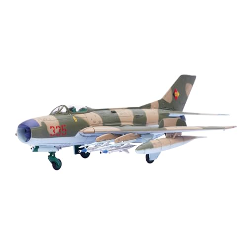 WANSUPYIN Maßstab 1:72 Legierung Ostdeutsche Luftwaffe MIG-19PM Kampfmodell Metall Flugzeugmodell zum Sammeln von WANSUPYIN