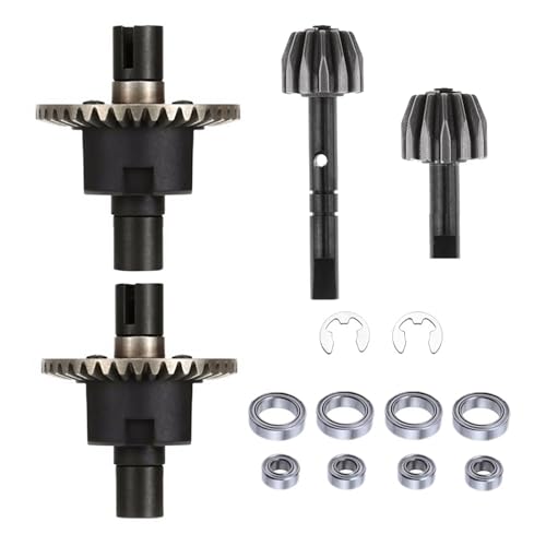 WANSUPYIN RC Vorne Hinten Diff Getriebe Kit Zubehör für HSP 94123 94166 1/10 RC Auto Modifikation Teile von WANSUPYIN