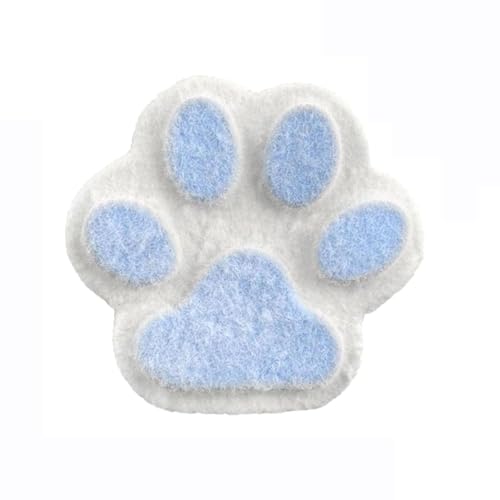 WANWEN Cat Paw Squishy, Handmade Squishy Big Cat Paw Silicone Squeeze Toys for Stress Relief, Squishy Cat Paw Squeeze Toys, Kawaii Squishies PVC Sensory Toys (Blue) von WANWEN