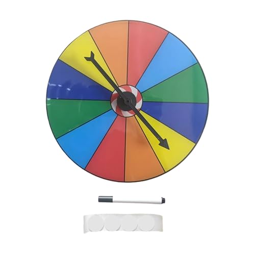 WATERBELINE Tabletop Preis Plattentable Löschen Wiederverwendbares Fortunes Wheel Fortunes Party Turn Plate Wheel Prize Spinnings Spiel Enduring von WATERBELINE