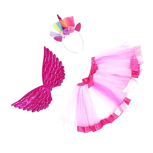 WATIIFUFU 1 Satz Tutu Party Kind Kostüm Mädchenkleid Zartes Kinder Kostüm Party Cosplay Zubehör Kinderkostüm Anzug Lustiger Kleidungssatz Kinder Cosplay Kostüm von WATIIFUFU