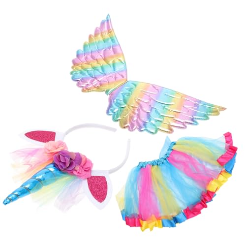 WATIIFUFU 1 Set Tutu Party Cosplay Zubehör Kind Party Kleidung Kit Engel Cosplay Zubehör Kind Cosplay Kostüm Performance Kostüm Anzug Cosplay Kleidung Zartes Kind Performance Kostüm von WATIIFUFU