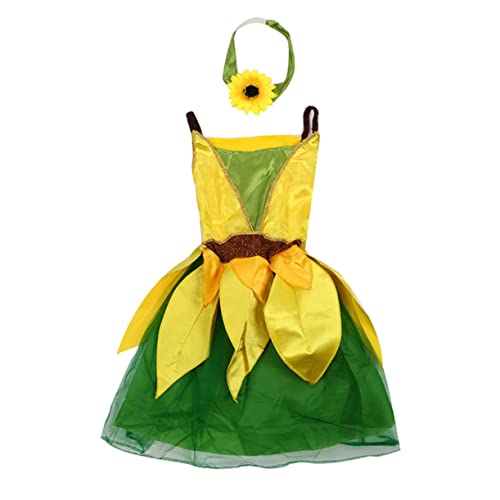 WATIIFUFU 1stk Partyrock Tutu-rock Für Kleinkinder Geburtstagskleid Für Mädchen Tüllrock Für Kleinkinder Sonnenblumen-outfits Kinderpartykostüm Kinder Sonnenblume Mädchen Tüllrock Yellow von WATIIFUFU