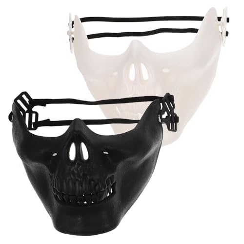 WATIIFUFU Cosplay Und Halloween Gruseliges Skelett Vollmaterial Für Maskerade Party Material Zufällige Farbe von WATIIFUFU