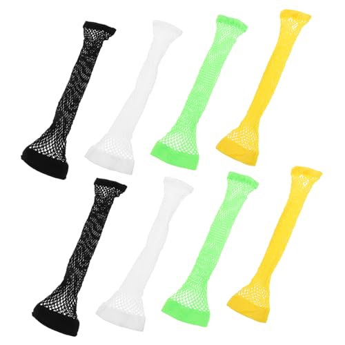 WATIIFUFU 4 Paare Feine Netz-Stretch-Handschuhe damen-handschuhe fingerlose handschuhe fingerlose Netzhandschuhe Arm Ärmel Handschuhe-Accessoires für Damen lange Handschuhe 10% Elasthan von WATIIFUFU