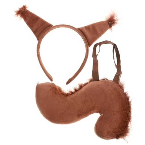 WATIIFUFU Eichhörnchen Kostüm Verstellbar mit Weichem Ohr Haarreif und Komfortables Tierkostüm Accessoire für Geburtstag Karneval Cosplay Bühnenauftritte WATIIFUFU Eichhörnchen Kostüm Verstellbar mit Weichem Ohr Haarreif und Komfortables Tierkostüm Accessoire für Geburtstag Karneval Cosplay Bühnenauftritte von WATIIFUFU