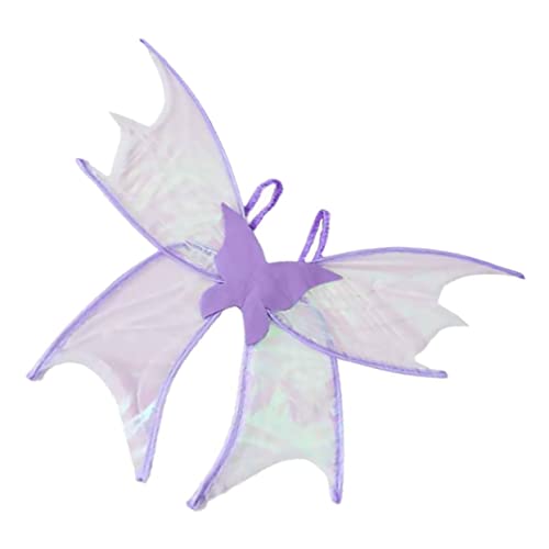 WATIIFUFU Elfenflügelkostüm Kostüm Fairy Kinder Zubehör Kids für Prinzessinnenflügel Feenflügel Frauen für Geburtstagsparty Cosplay Mädchen Schmetterlingsfeenflügel Funkelnde Wing Flügel von WATIIFUFU