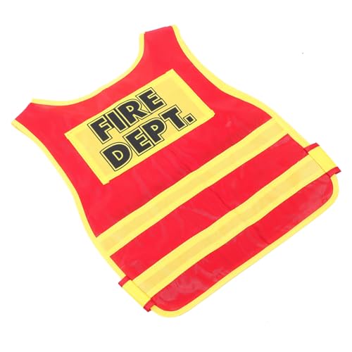 WATIIFUFU Feuerwehrweste Cosplay Feuerwehrmann Kostüm Weste für Jungen Mädchen Kleinkinder Rollenspiel Fasching Karneval Verkleidung Zubehör WATIIFUFU Feuerwehrweste Cosplay Feuerwehrmann Kostüm Weste für Jungen Mädchen Kleinkinder Rollenspiel Fasching Karneval Verkleidung Zubehör von WATIIFUFU