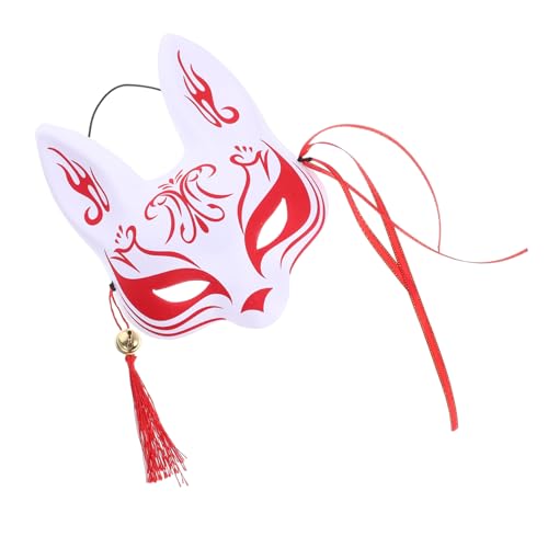 WATIIFUFU -Fuchs-Maske halloween masken halloweenmaske haloween mask Party-Fuchs-Maske Tiermaske im japanischen Stil Cosplay Party Fuchs Maske Cosplay Fuchsmaske für Party Plastik von WATIIFUFU