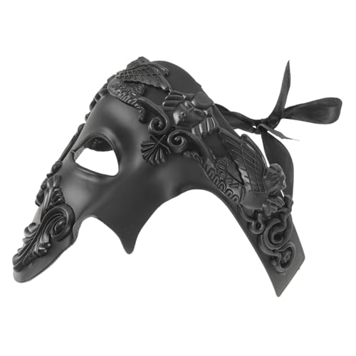 WATIIFUFU Gras für Maskerade Accessoire Maskenballmaske Römische Maske Mardi für Soldatenmaske Partymaske Cosplay Männer Augenmaske Rave Vintage Griechische Halloween von WATIIFUFU