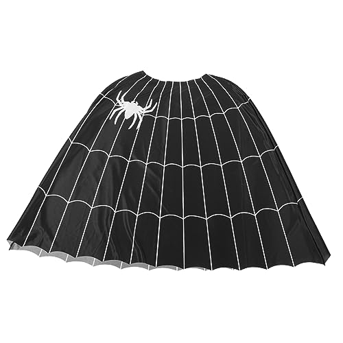 WATIIFUFU Halloween Dekorationen Schwarzes Umhang Kostüm Vampir Kostüm Poncho Stoff Gothic Umhang Kostüm von WATIIFUFU