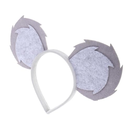 WATIIFUFU Niedliches Mausohren Stirnband aus Weichem Vliesstoff Verstellbare Tierohren Haarschmuck für Kostüm Fasching Halloween Kindergarten Aufführung WATIIFUFU Niedliches Mausohren Stirnband aus Weichem Vliesstoff Verstellbare Tierohren Haarschmuck für Kostüm Fasching Halloween Kindergarten Aufführung von WATIIFUFU