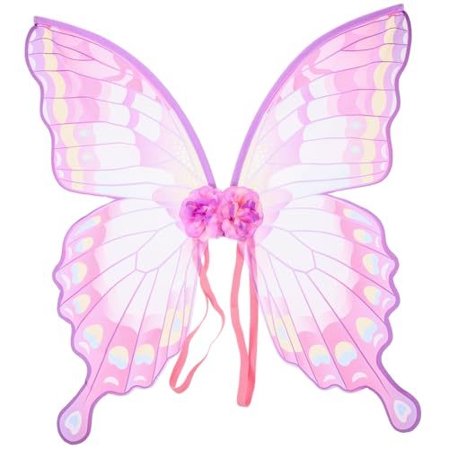 WATIIFUFU Ostern Verkleiden Schmetterling Kostüm Flügel Party-flügel-stütze Flügel Für Cosplay Amor Flügel Cosplay Party Schmetterlingsflügel Flügel Für Mädchen Flügel Cosplay Polyester Rosa von WATIIFUFU