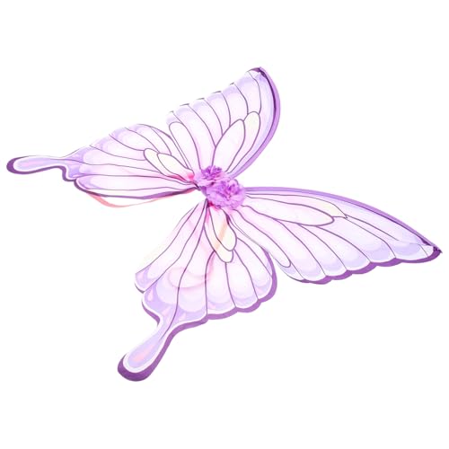 WATIIFUFU Ostern verkleiden wings costume buterfly butterfly wings cosplay costumes Schmetterlingsflügel Feenflügel-Cosplay Flügel Cosplay Flügel für Erwachsene Polyester Violet von WATIIFUFU