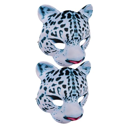 WATIIFUFU Party Partybevorzugung Tiermaske für Dekorationen Maskerade Karnevalspartymaske Maske für Cosplay Halbmaske Leopard Abschlussballdekorationen Karnevalsmaske Maskenornament von WATIIFUFU