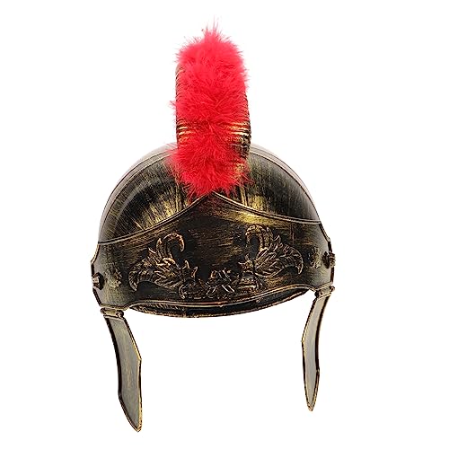 WATIIFUFU Römischer Helm Für Erwachsene Mittelalterliches Cosplay Kostüm Spartanischer Kriegerhelm Authentische Requisite Für Theater Und Karnevalspartys von WATIIFUFU