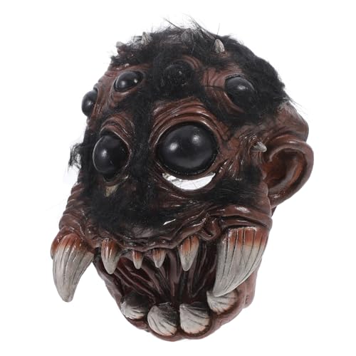 WATIIFUFU Spinnenmaske Spinnen-cosplay Tiergesichtsbedeckung Tierkopfmaske Halloween-gesichtsbedeckung Gruselige Kopfmaske Festivalmaskenmasse Halloween-spinne Spinnenkostüm Kunststoff von WATIIFUFU