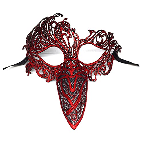 WATIIFUFU Spitzenschnabel Maskerade Maske Für Halloween Und Partys Phönix Vogel Design Elegante Augenmaske Für Und Kinder Ideales Und Partyzubehör Für Festivals Und von WATIIFUFU