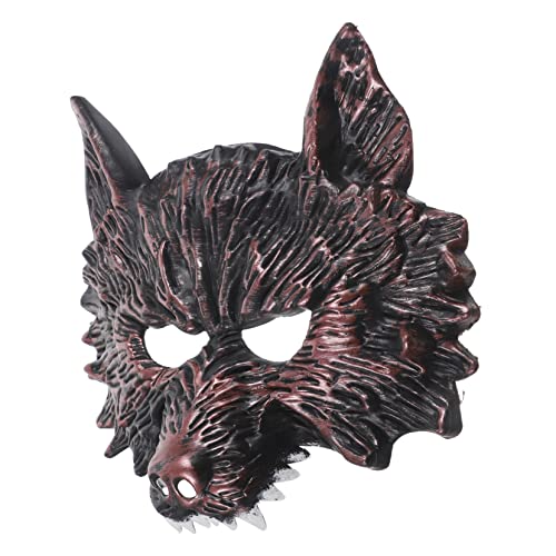 WATIIFUFU Tiermasken Halloween Wolfsmasken Weihnachtsfeiern Festivals für Partymaske Wolfsmaske Andere Kostüm Maskerade Accessoire Romanmaske Bühnenauftritte von WATIIFUFU