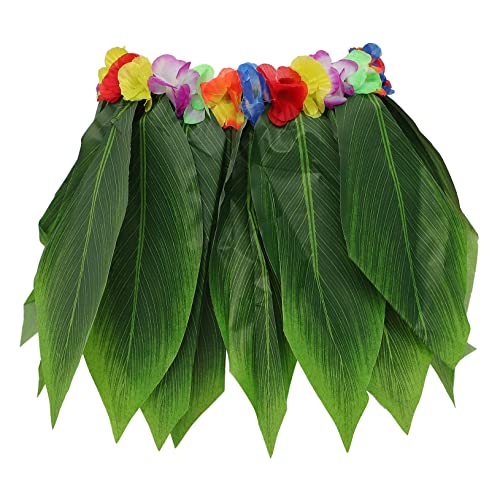 WATIIFUFU hawaiianisches Kostüm hawaiianische Outfits Blumenkostüm Hawaii-Grasrock tropischer Hula-Rock Bekleidung hawaii outfit hawaii kleidung Partyzubehör kurzer rock junplee hula rot von WATIIFUFU