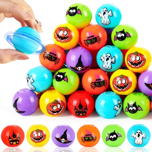 Mini-Fidget-Spinner, 36 Stück, Halloween-Partygeschenke, Ballspielzeug für Kinder, Halloween-Leckereien, Goodie-Bag-Füllstoffe für Mädchen und Jungen, Großpackung, Halloween-Schatzkiste, Spielzeug für von WAVISA