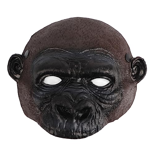 WBTY Halloween-Orang-Utan-Maske, Karnevalsparty, Lustige Gorilla-Affenmaske, Halloween-Dekoration (Dunkelbraun) von WBTY