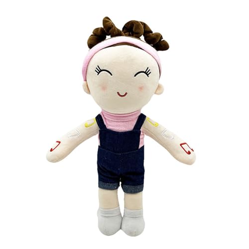 WBWYFE Speak & Sing Cuddle Doll, Comfort Doll 11.8” 2024 New Musical Sensory Doll, Speak & Sing Doll Interactive Plush for All Ages von WBWYFE