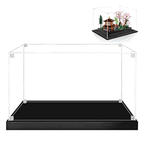 WDDSPSH Acryl Vitrine Schaukasten Für Lego 10315(Nur Vitrine),Vitrine Für (Garten der Stille 10315) Sammlerstücke,Staubdichter Schutz Aufbewahren & Organisieren (2MM Dick) von WDDSPSH