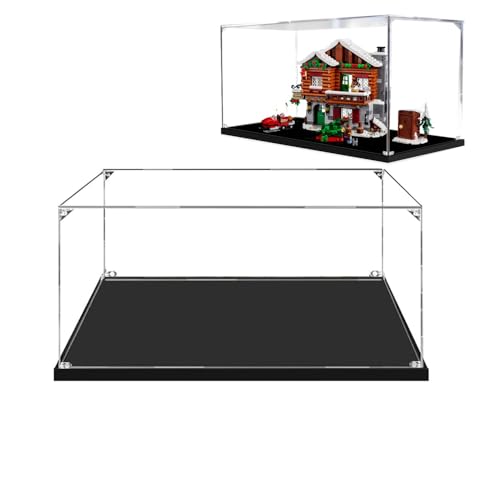 WDDSPSH Acryl Vitrine Schaukasten Für Lego 10325(Nur Vitrine),Vitrine Für (Almhütte Alpine Lodge) Sammlerstücke,Staubdichter Schutz Aufbewahren & Organisieren (2MM Dick) von WDDSPSH