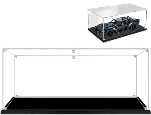 WDDSPSH Acryl Vitrine Schaukasten Für Lego 42127(Nur Vitrine),Vitrine Für (Batman Batmobile 42127) Sammlerstücke,Staubdichter Schutz Aufbewahren & Organisieren (2MM Dick) von WDDSPSH