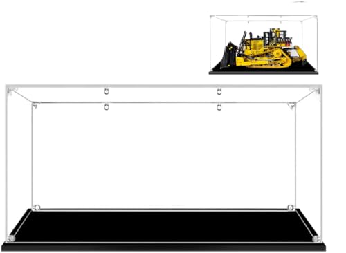 WDDSPSH Acryl Vitrine Schaukasten Für Lego 42131(Nur Vitrine),Vitrine Für (Appgesteuerter Cat D11 Bulldozer) Sammlerstücke,Staubdichter Schutz Aufbewahren & Organisieren (2MM Dick) von WDDSPSH