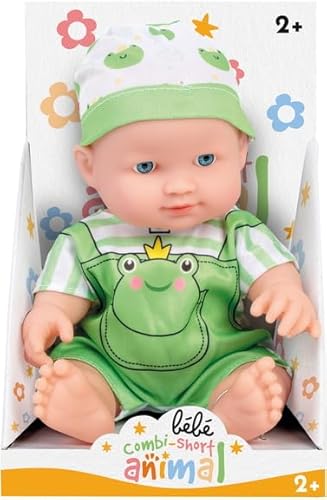 WDK PARTNER Puppe, 24 cm, Tier-Outfit, zufällige Auswahl von WDK PARTNER