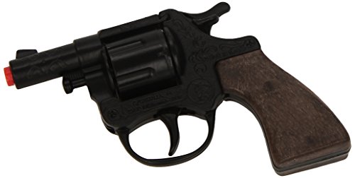 WDK Partner 73/6 8-Schuss Police Cowboy Revolver, Schwarz, Einheitsgröße von Gonher