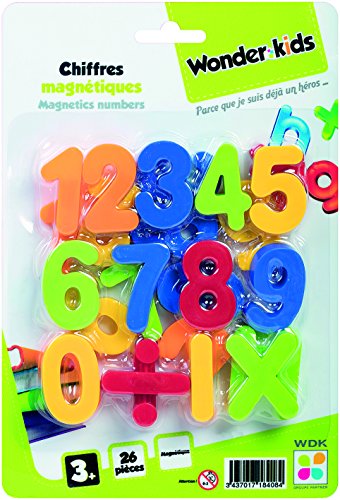 WDK Partner – magnetische Zahlen Magnettherapie 26 Pieces, abc-346882 von WONDERKIDS