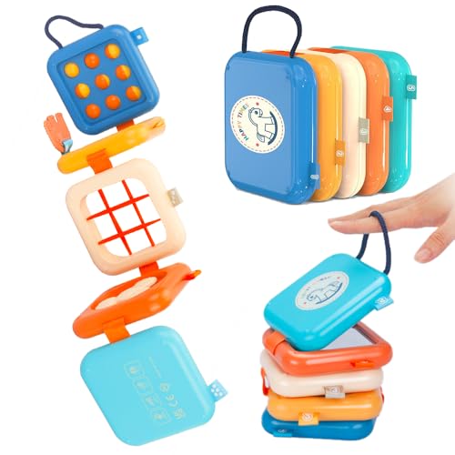 WDKXCN Busy Activity Cube für Kleinkinder, 8 in 1 Montessori Spielzeug Ab 1 Jahr, Motorikspielzeug Ab 1 Jahr, Activity Board Busy Board Baby, Spielzeug für Flugreisen Kleinkind, für Jungen & Mädchen WDKXCN Busy Activity Cube für Kleinkinder, 8 in 1 Montessori Spielzeug Ab 1 Jahr, Motorikspielzeug Ab 1 Jahr, Activity Board Busy Board Baby, Spielzeug für Flugreisen Kleinkind, für Jungen & Mädchen von WDKXCN