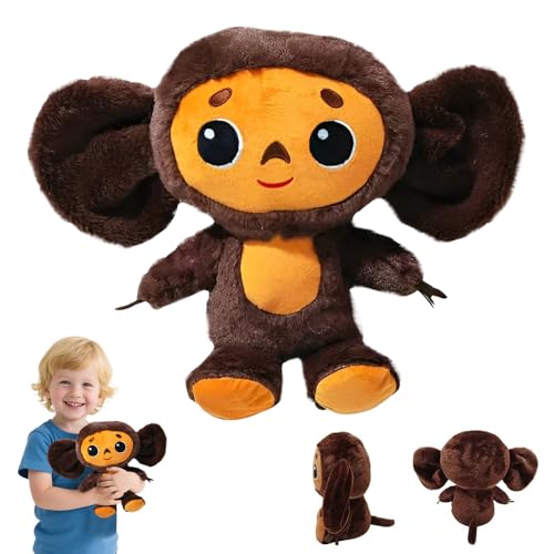 WDKXCN Cheburashka Plüschtier, Tscheburaschka Plüschtier, Big Eared Monkey PLüschtier, Weiche AFFE Kuscheltier, Plüsch AFFE Geeignet Als Geschenk für Kinder WDKXCN Cheburashka Plüschtier, Tscheburaschka Plüschtier, Big Eared Monkey PLüschtier, Weiche AFFE Kuscheltier, Plüsch AFFE Geeignet Als Geschenk für Kinder von WDKXCN