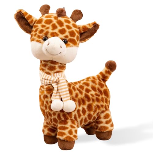 WDKXCN Giraffe Kuscheltier, 30CM Giraffe Puppe, Plüschtiere Giraffen mit Nschal Langer Hals, Giraffen Kuscheltiere Süß Geburtstagsgeschenk für Kinder WDKXCN Giraffe Kuscheltier, 30CM Giraffe Puppe, Plüschtiere Giraffen mit Nschal Langer Hals, Giraffen Kuscheltiere Süß Geburtstagsgeschenk für Kinder von WDKXCN