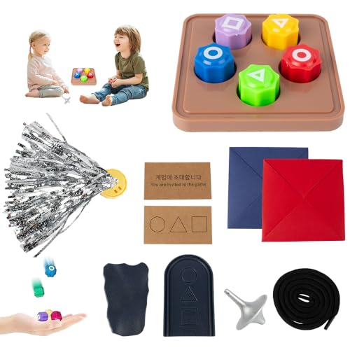 WDKXCN Gonggi Korean Game, 5er-Set Traditional Korean Games, Gonggi Stones Pebbles Set Spiel, Gonggi Spiel Set, Steinspiel Steinfangspiel, Steinfangspiel Hand-Augen-Koordinationstrainingsspielzeug von WDKXCN