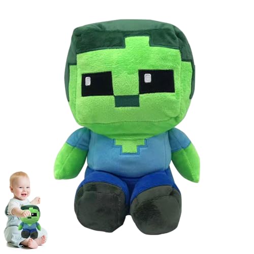 WDKXCN Minecraft Kuscheltier, Paluten Kuscheltier 26 cm, Minecraft Plüschtier, Creeper Plüschtier, Minecraft Stofftier, Home Dekor Cartoon Plüsch Spielzeug Gefülltes Für Kinder von WDKXCN