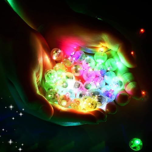 WDKXCN Mini Led Ballonlichter, 100 Stück Mini Bunt Ballonlichter, Runde LED Ballonlichter, LED Ballons Lichter für Geburtstag Hochzeit Party Halloween Weihnachten Karneval Bar Klub Dekoration WDKXCN Mini Led Ballonlichter, 100 Stück Mini Bunt Ballonlichter, Runde LED Ballonlichter, LED Ballons Lichter für Geburtstag Hochzeit Party Halloween Weihnachten Karneval Bar Klub Dekoration von WDKXCN