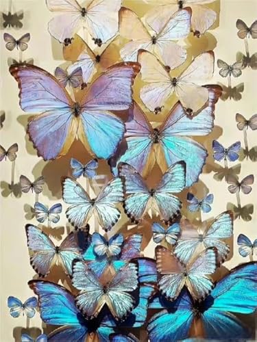 Butterflys Poster,Puzzles 1000 Teile,Difficult,Wand Kunst Dekoration,Colour Fun Puzzle,Familienspiele Zur Stress Reduzierung Hq101Zd von WDZFF